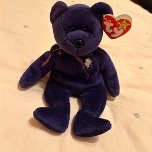 Ty Beanie Baby Deep Blue Bear